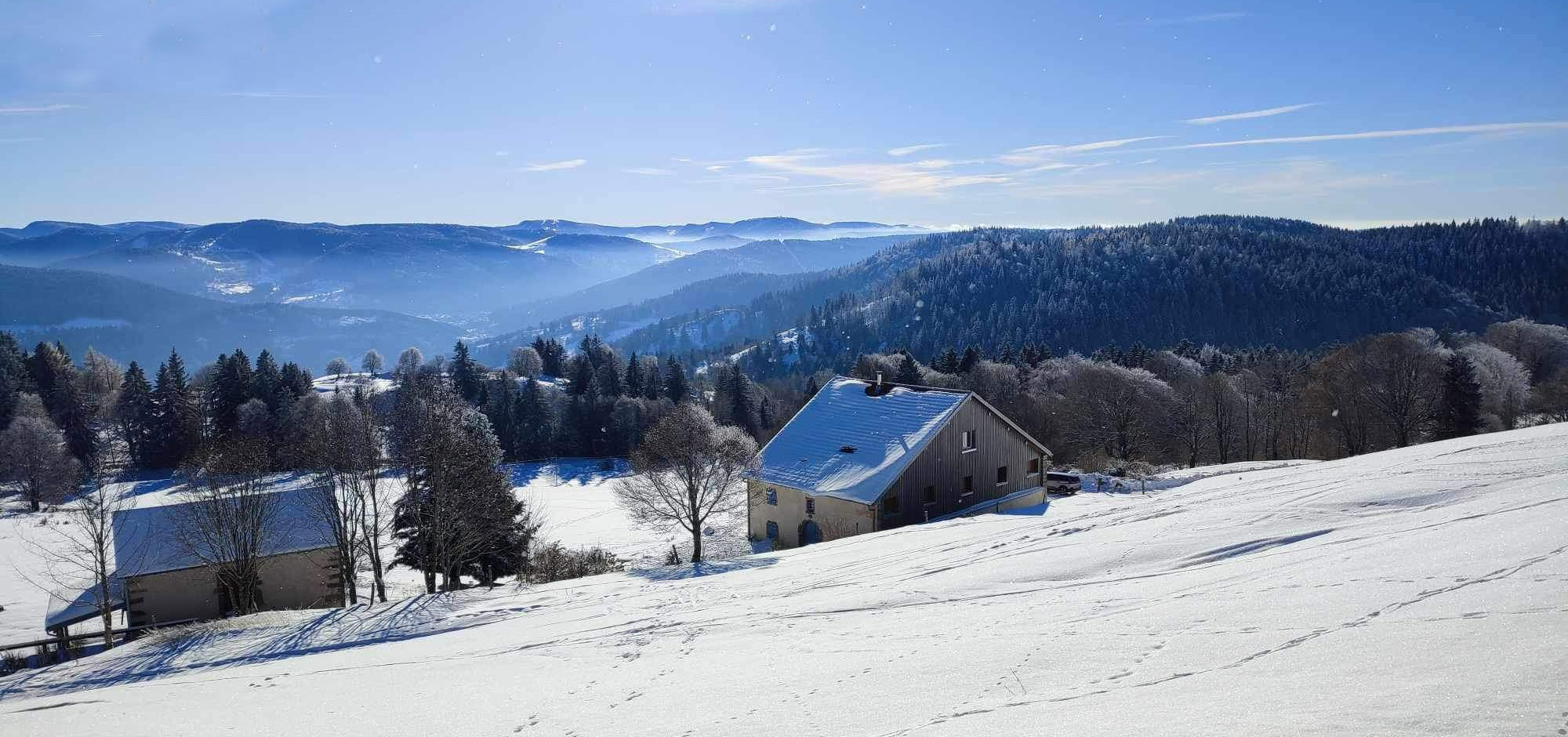 Les hauts de la piquante pierre : maison d'htes  basse sur le rupt dans les Vosges